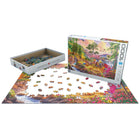 Eurographics Campler's Paradise Puzzle - 1000 Pieces-European blue board