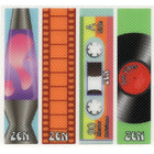 The Pencil Grip Zen Strips - Bumpy Retro Set 9 - 4 Per Set - 6 Sets-Safety: Manufactured using non-toxic, child-friendly materials.
