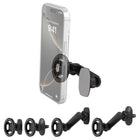 Scosche MagicMount MagSafe Compatible 5-in-1 Mount-The Dash mount attaches to the top or front of your dash. The Vent mount fits most vehicle vents. Both the Dash and Vent mounts can be used with, or without, the Swing-Arm