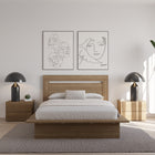 Nexera Malibu Headboard - Full Size - Brown Oak-Easy Assembly and Delivery: Hassle-free assembly, doorstep delivery for a convenient bedroom upgrade