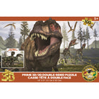 Prime 3D Tyrannosaurus Rex & Raptors - 100 Pieces-100-piece lenticular 3D puzzle