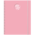 W. Maxwell 2027 Kibo Weekly Planner - 8.5" x 11" - Pink-January to December 2027