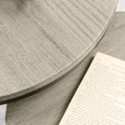 HOMCOM Nesting Tables- Grey - Set of 3-Material: MDF, Steel