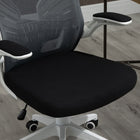 Vinsetto Mesh Task Office Chair with Lumbar Support and Armrests - Grey-9