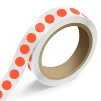 JAM Paper Standard Label Rolls - Burst - 1.875" Seal - Neon Red - 125 Labels/Roll-Colour: Neon Red | Make your mail stand out with colourful shipping address labels.