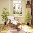 Outsunny 4' Artificial Bamboo Tree - Green-Low maintenance required