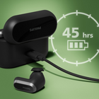 Philips TAT7000 True Wireless Headphones - Black-Philips Headphones App - Our handy companion app is packed with features for your earbuds. Use the app to control noise canceling and wind-noise reduction, manage connected devices, tweak the bass, treble, and voice frequencies, get the latest firmware—and more.