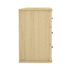Manhattan Comfort Clifford Traditional 6-Drawer Double Dresser - Natural Oak-Versatile Design: Complements modern and transitional bedroom interiors