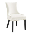 Modway Marquis Performance Velvet Dining Chairs - White - 2 Pack-Stain-Resistant Performance Velvet