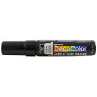 JAM Paper Marvy Uchida Acrylic Paint Marker - Jumbo Point - Black-Ink is water based Acrylic Paint and goes on smooth. These versatile Paint Markers can be used to brighten up any surface or project!