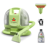 BISSELL Little Green Mini Portable Carpet Cleaner-Mini but mighty powerful performance tackles spills and pet stains while removing dander, dust and pollen allergens