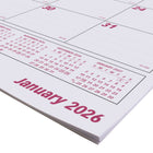 Brownline 2026 Monthly Desk Pad Calendar Refill - 23-1/2" x 18-3/8" - English-One month on each sheet, one block per day