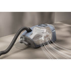 Miele Guard L1 Canister Vacuum - Blue-Convenience Features - Intuitive LCD display, low-noise, height-adjustable telescopic wand, 2-in-1 Upholstery and Crevice Nozzle, Parking System, and 11m (36ft) operating radius.