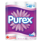 Purex Regular Soft & Strong Toilet Paper - Hypoallergenic - Septic Safe - 24 Pack-Irresistibly Soft: Experience the unmatched comfort of our 2-ply quilted tissue, crafted to deliver a soft feel with every use