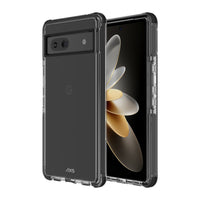 AXS PROShield Plus Drop-tested Clear Case for Google Pixel 7a - Black-Sleek reinforced corners maximize shock absorption by creating an air cushion between your phone and any surface