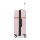 Bugatti Lisbon Large Hardside Luggage - Pink-The telescopic trolley handle offers adjustable locking heights for comfort and ease of use