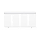 Manhattan Comfort Griffin 62" Modern 4-Door Sideboard - White-Versatile Placement Ideal for dining rooms, living rooms, entryways, or offices