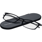 ThinOptics Reader with Universal Black Pod - 1.0 - Brown-18 months of materials & computational engineering reduced nonessential mass and volume to deliver the patented FrontPage: the lightest possible reading glasses with a range of 1.5-2.5x diopters.