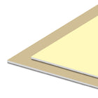 Royal Brites Dual Color Tan/Ivory Foam Board, 20”x30-Ideal for home and office