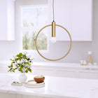 Zuo Irenza Ceiling Lamp - Brass-MAX 40W G80 shape E26 socket Light Bulb x1 (Not Included)