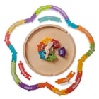 Open The Joy My Emotions Wheel - English Version-Made entirely of wood, this durable game is perfect for toddlers