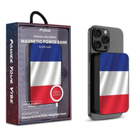 MyBat Pro 10000mAh 20W Power Bank - France Flag-Stylish and innovative patterns tailored to every taste