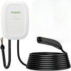 Emporia Classic Level 2 48A EV Charger with 24' Cable - NACS (TESLA) - Hardwired - White-No adapter required for tesla and nacs vehicles allowing direct charging with a dedicated nacs connector, operates similarly to tesla chargers including the ability to remotely open the tesla charging port door for added convenience