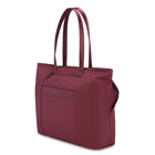 Swiss Gear Womens Laptop Tote Bag - Pomegranate-Front zippered quick access pocket with integrated lanyard featuring a removable key/fob is a great place to keep power cords, chargers and other essentials accessible