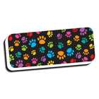 Ashley Productions Magnetic Whiteboard Eraser - Colourful Assorted Paw Pattern - 2" x 5" - 6 Pack-Built in magnet for easy use on magnetic whiteboards