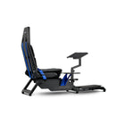 Next Level Racing Flight Simulator Boeing Commercial Edition - Blue/Black-Boeing inspired components like faux wool seat covering and blue highlights