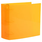 JAM Paper Plastic 4" 3-Ring Binder - Orange-Quantity: Sold Individually | Made to be long lasting and resist tearing or bending, easy to clean.