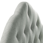 Modway Sovereign Upholstered Fabric Queen Headboard - Grey-7