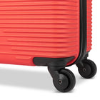 Atlantic - Swerve 19" Hardside Carry-on Luggage - Ceyenne-Lockable zipper pulls on main compartment for added security