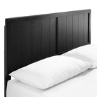 Modway Alana Wood Full Platform Bed with Angular Frame - Black-Wood, MDF, and Veneer Construction