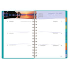 Mead 2027 Tropical Escape Weekly/Monthly Planner - 8-1/2" H x 5-1/2" W - Assorted Colours - Bilingual-Poly cover in blue or teal (colour choice not available)