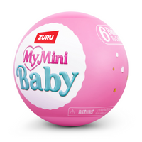 My Mini Birthday Capsules - Mini Baby Doll-Each mystery capsule reveals a unique My Mini baby doll, ready to celebrate with a birthday-themed playset element and accessories for an exciting unboxing experience