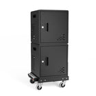 Luxor 20-Device Modular 2 Cabinet AC Charging Cart with Dolly-Each modular cabinet holds up to 10 laptops or tablets with up to 13” screens
