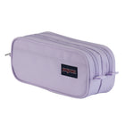 JanSport Large Accessory Pouch - Pastel Lilac -Zippered closure