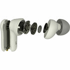 Creative Labs 51EF1100AA000 Zen Air Plus True Wireless Earbuds - White-Dance to your favorite tracks and never worry about the wires getting in your way with these wireless Bluetooth earset