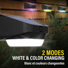 Bell+Howell Outdoor Solar LED Colour Fence Lights Step - 4 Pack-Charges quickly: larger polysilicon solar panel charges faster than many similar lights in the same sun conditions