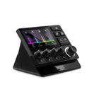 Hercules Stream Essentials Kit XLR-Monitor the volume levels of these two mixes simultaneously at a glance thanks to the high-brightness screen