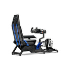 Next Level Racing Flight Simulator Boeing Commercial Edition - Blue/Black-Compatible with Thrustmaster, Logitech, Saitek, Honeycomb, Virtual Fly, Crosswind and other flight accessory brands