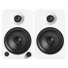 Kanto YU4 Powered Bookshelf Speakers with Bluetooth and Phono Preamp, Matte White - 2 Pack-Easily connect to any vintage or modern day turntable with a built-in phono preamp