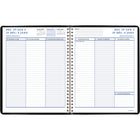 Staples 2026 Weekly/Monthly Planner - 8-3/4" H x 6-7/8" W - Black - Bilingual-Page size: 8-3/4" H x 6-7/8" W
