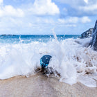 Speaqua Barnacle Pro 2.0 Portable Waterproof Bluetooth Speaker with Built in Storage - Tidal Blue-Includes built-in suction cup, 1/4"- 20 thread, carabiner clip, and GoProadapter for multi-purpose mounting and attachment options.