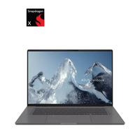 Asus Zenbook A16 16" Copilot+ PC Laptop - Snapdragon X - 1 TB SSD - 16 GB RAM - Windows 11 Home - Iceland Grey-Display: 16" (1920 x 1200) WUXGA OLED Display