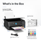Epson EcoTank ET-2900 Wireless All-in-One Colour Supertank Printer - Black-Epson Heat-Free technology delivers a unique permanent printhead designed to last the life of the printer, plus professional-grade reliability with duty cycle more robust than its predecessor