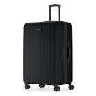 Bugatti Tokyo Collection 30.25" Hardside Checked Spinner Luggage - Black-Made of ABS/PC