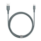 General Supply Goods + Co 6ft Braided Type C Cable - Charcoal-6' length
