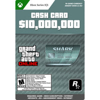 GTA Online: Megalodon Shark Cash Card for Xbox Series X|S [Digital Download]-Genre: Action & Adventure